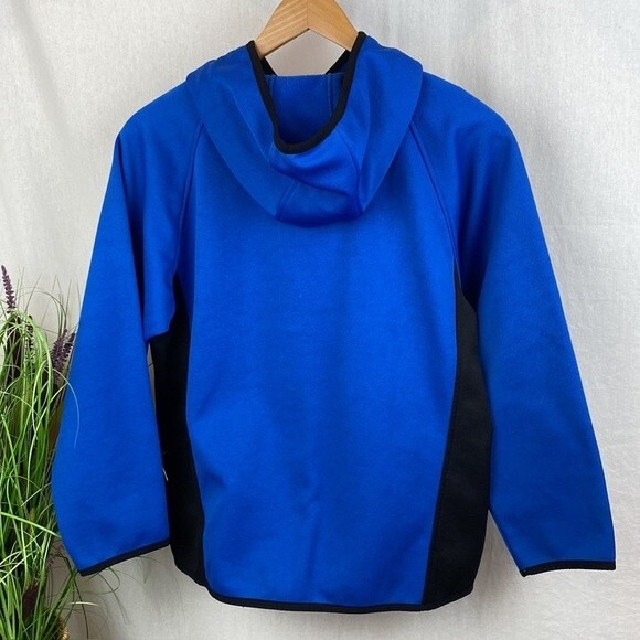 Timberland Blue & Black Long Sleeve Hoodie Sweatshirt M - Picture 3 of 7